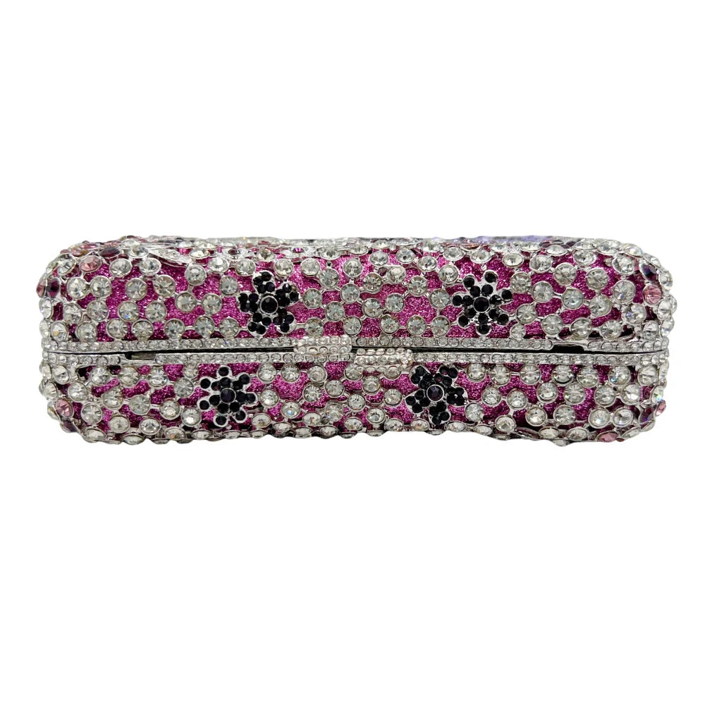 Xiyuan marca de luxo designer cristais sacos noite moda feminina diamantes bolsa festa casamento flor garras nupciais