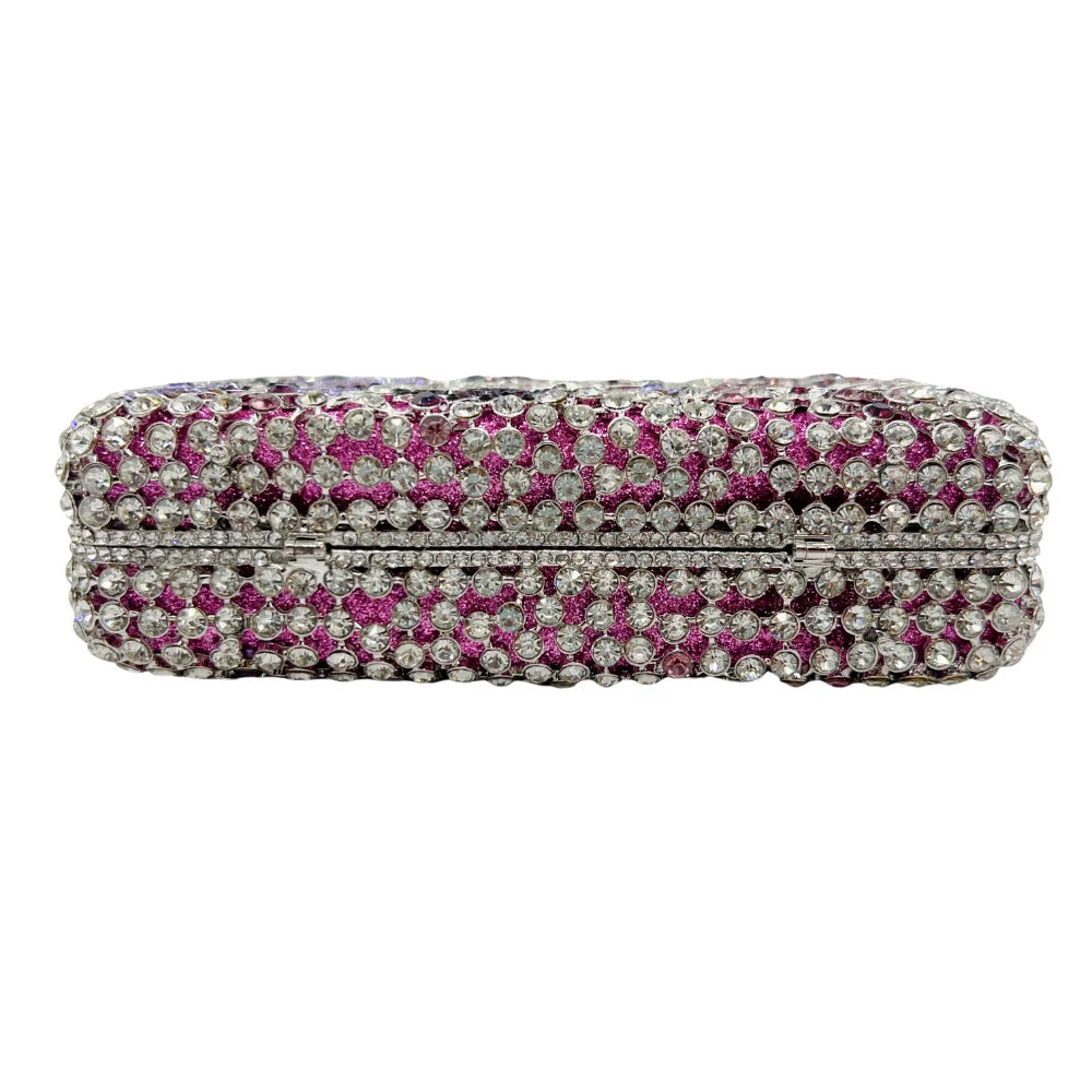 Xiyuan marca de luxo designer cristais sacos noite moda feminina diamantes bolsa festa casamento flor garras nupciais