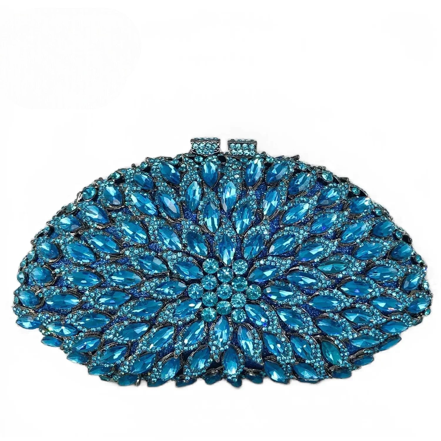 Crystal Azzurra Clutch