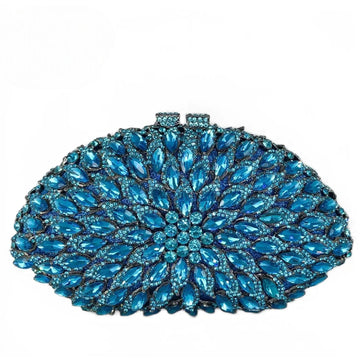 Crystal Azzurra Clutch