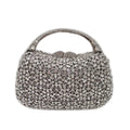 Mulheres strass alça superior bolsas pedras saco de noite minaudiere casamento embreagem nupcial tote senhoras corrente metal bolsa