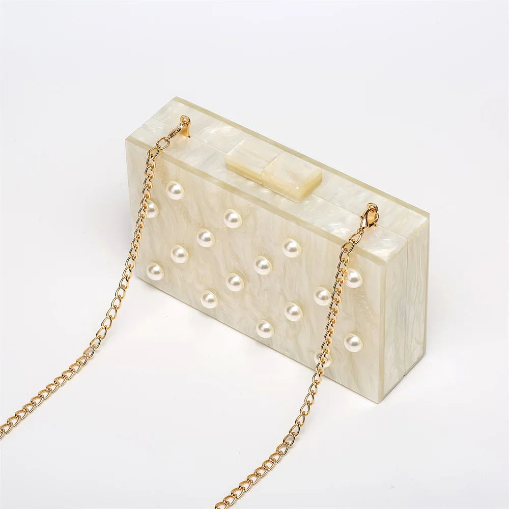 Caixa de acrílico mini aleta senhora gemas sacos ombro casamento noite bolsa feminina festa baile cruz corpo nupcial garras bolsa casamento