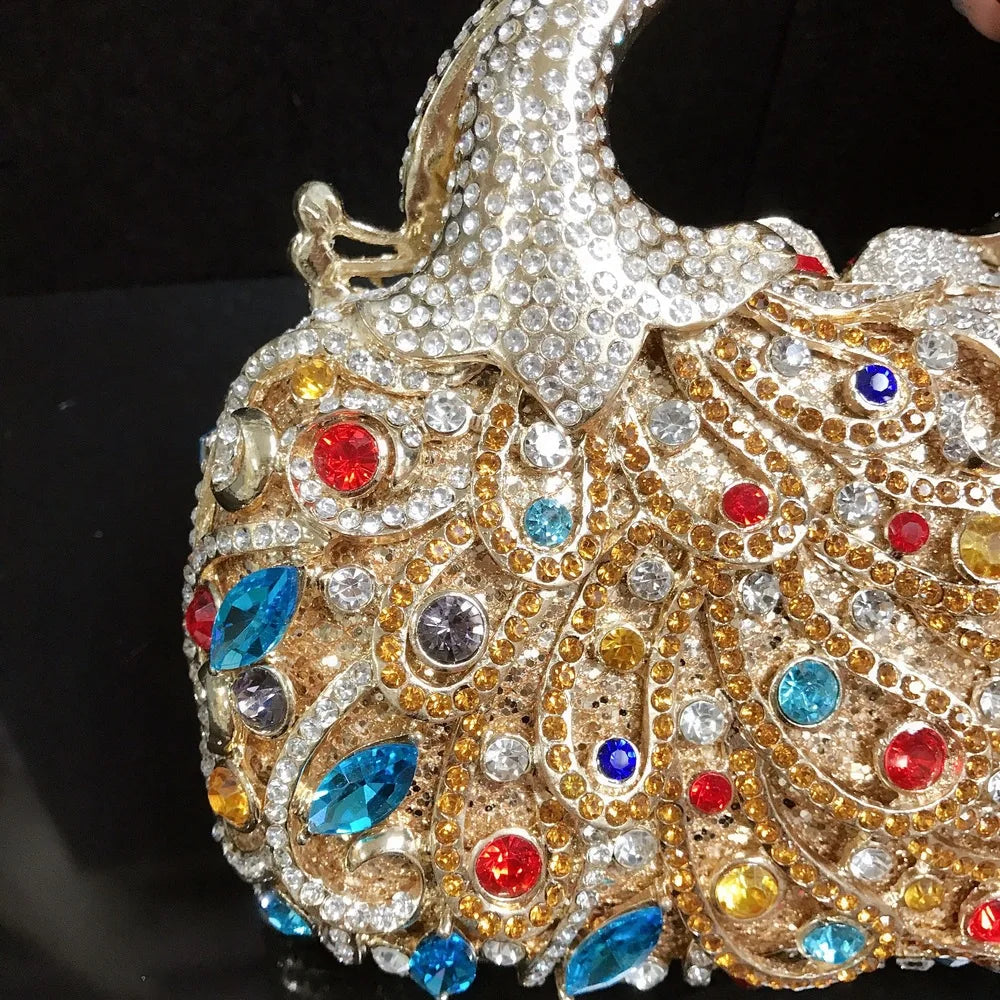 Saco De Jantar De Incorporação De Diamante, Mais Recente Estilo Phoenix, Bolsa De Noite De Luxo, Festa De Casamento