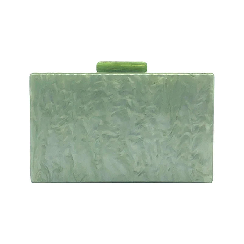 Bolsa crossbody acrílica para mulheres, bolsas de luxo, bolsa de moedas, verde puro, bolsa de ombro fofa, marca de moda, nova, 2022