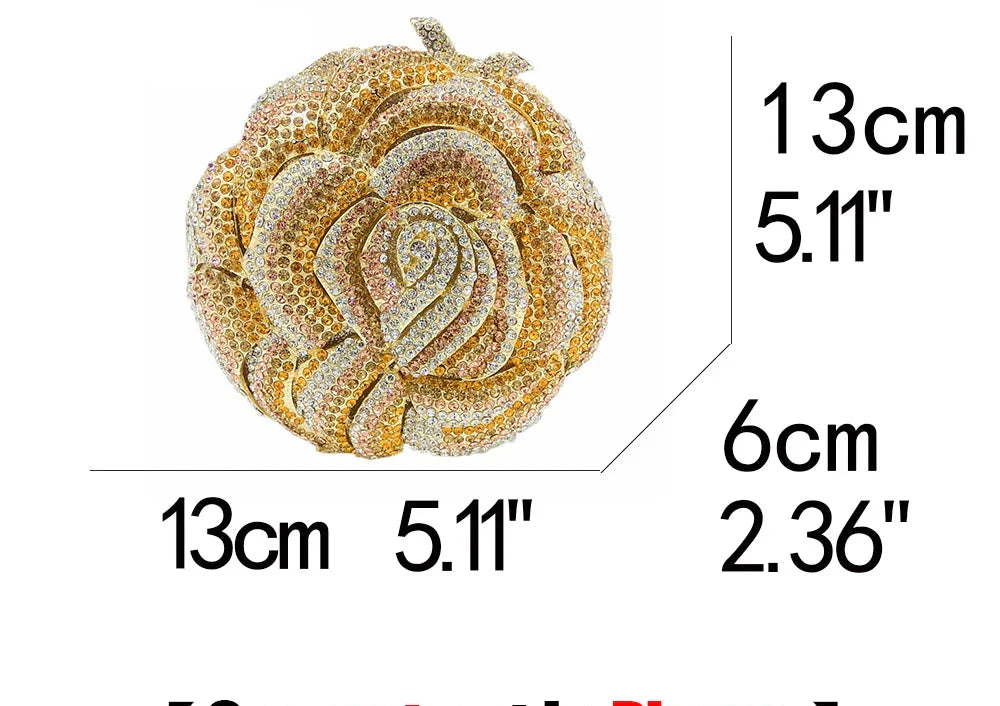 Boutique de fgg feminino flor colorida sacos de noite e embreagens nupcial strass bolsas festa casamento minaudiere bolsa embreagem