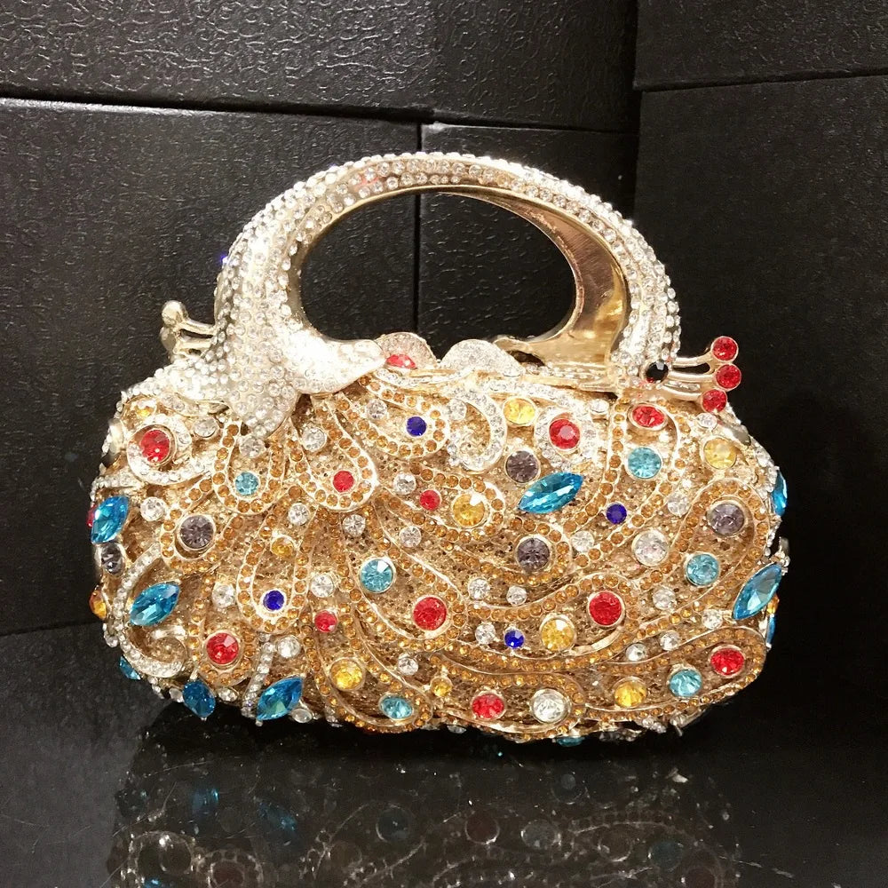 Saco De Jantar De Incorporação De Diamante, Mais Recente Estilo Phoenix, Bolsa De Noite De Luxo, Festa De Casamento