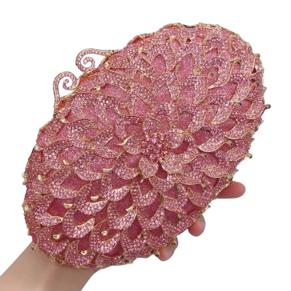 Cristal strass oco metal diamante jantar saco banquete feminino bolso de fiesta bolsas pochette soirée femme mariage