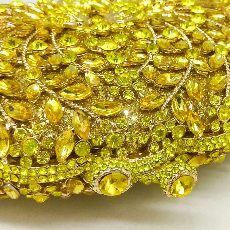 Boutique de fgg pavão verde mulheres bolsas de noite casamento cocktail cristal bolsa embreagem nupcial diamante minaudiere bolsas