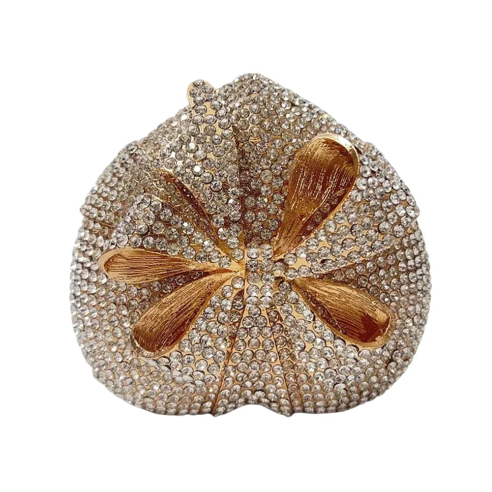 Personalizado design de luxo feminino diamante bolsa cristal strass forma coração bolsa noite saco embreagem para mulher 2025