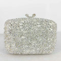 Boutique de fgg crisântemo flor sacos de noite e embraiagens feminino cristal embreagem festa casamento strass bolsas bolsas