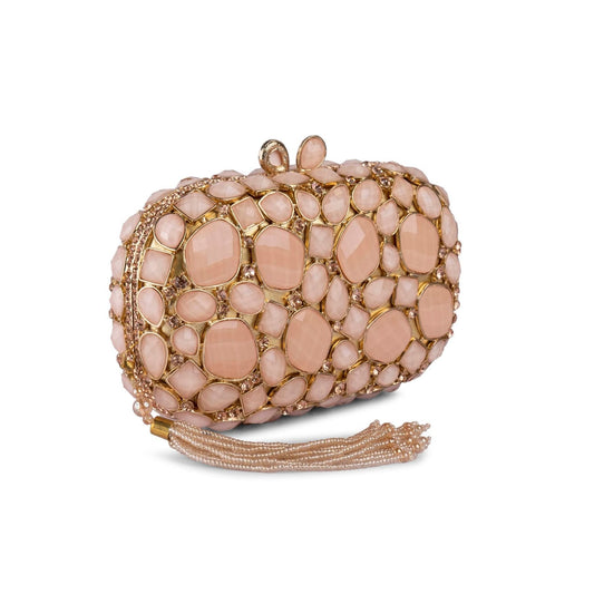 Pink Agatha Clutch