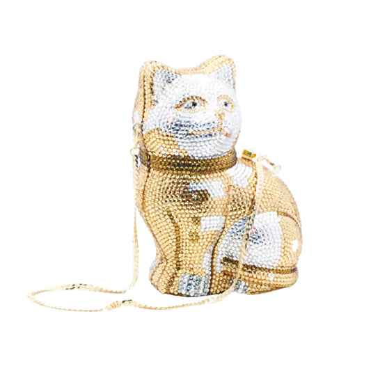 Crystal Kitten Clutch