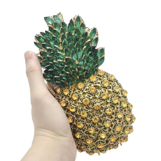 Luxury Crystal Pineapple Clutch