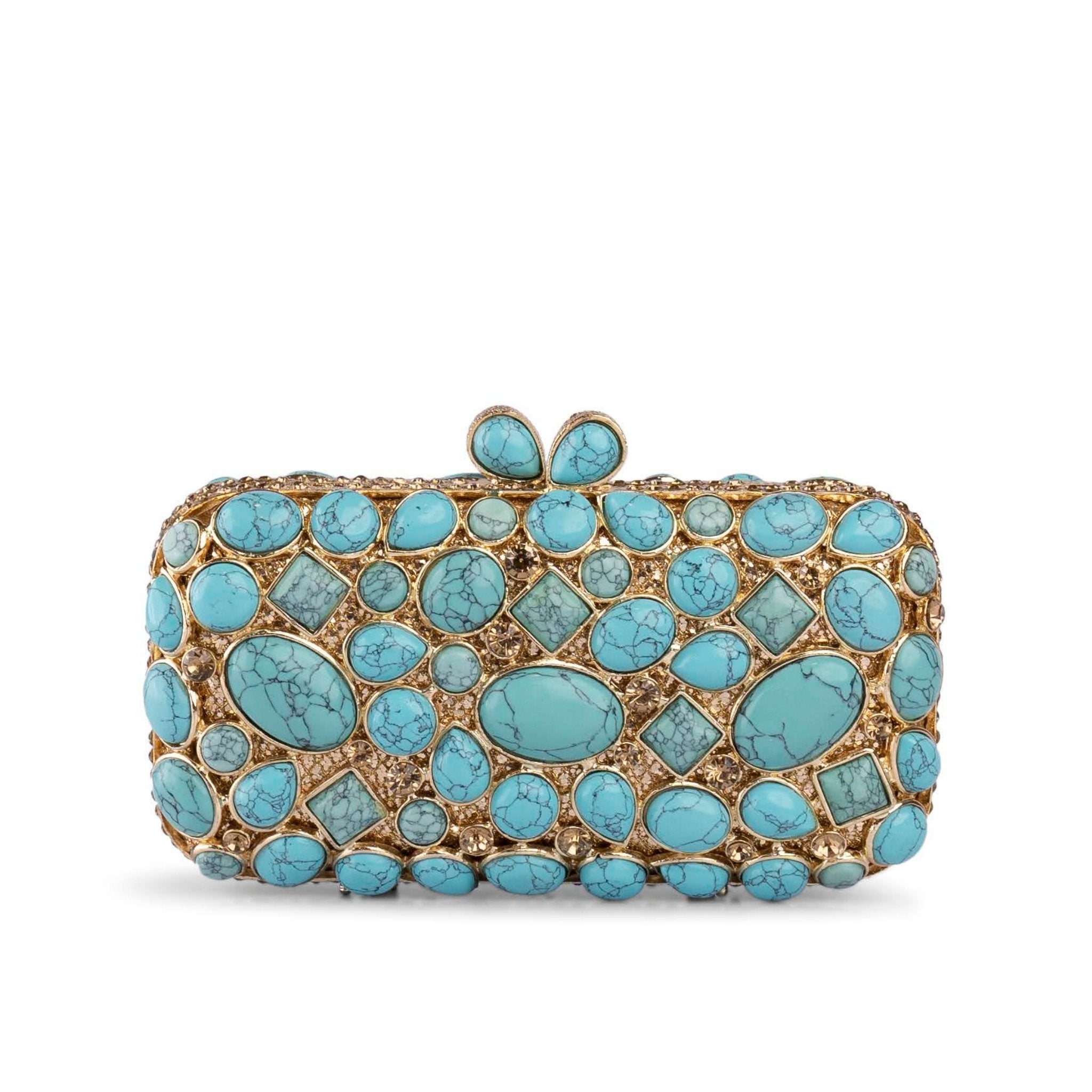Sarasvati Turquoise Clutch